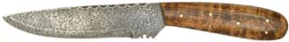Medium Early French Trade Knife,
4-7/8" etched blade, maple handle,
made in the U. S. A. Medium Early French Trade Knife,
4-7/8" etched blade, maple handle,
made in the U. S. A.